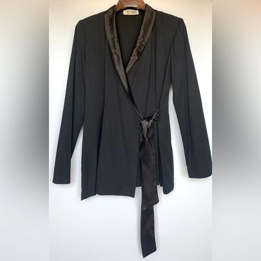 Vintage Perfect Image Wrap Blazer